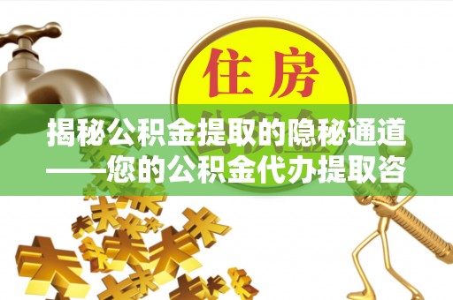 北林揭秘公积金提取的隐秘通道——您的公积金代办提取咨询指南