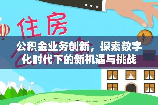 红原公积金业务创新，探索数字化时代下的新机遇与挑战