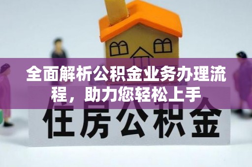 东丽全面解析公积金业务办理流程，助力您轻松上手
