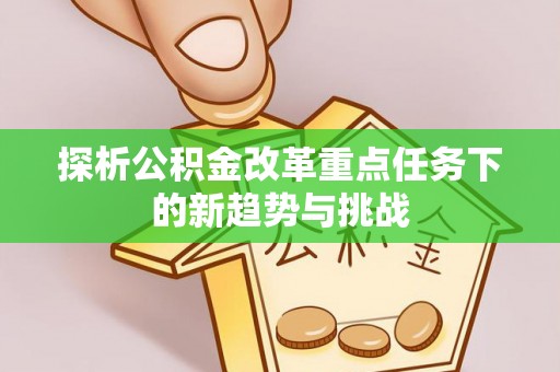 丁青探析公积金改革重点任务下的新趋势与挑战