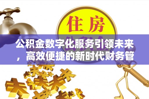 三角公积金数字化服务引领未来，高效便捷的新时代财务管理