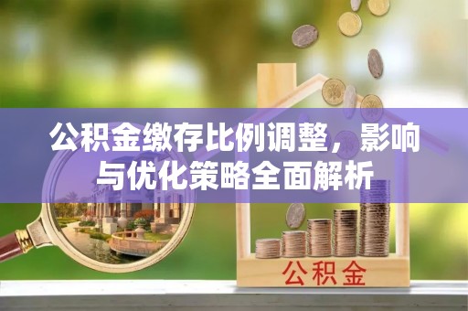 赤城公积金缴存比例调整，影响与优化策略全面解析