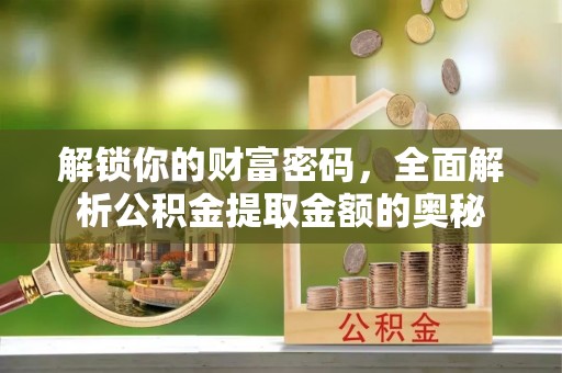 德宏解锁你的财富密码，全面解析公积金提取金额的奥秘