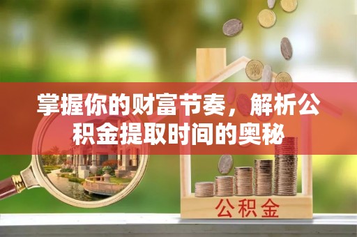 高雄掌握你的财富节奏，解析公积金提取时间的奥秘
