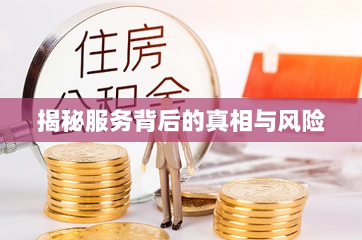 石景山揭秘服务背后的真相与风险