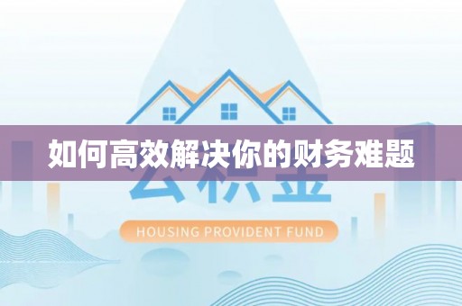 通河如何高效解决你的财务难题