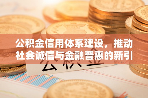 陆丰公积金信用体系建设，推动社会诚信与金融普惠的新引擎