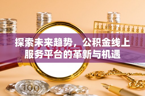 贵定探索未来趋势，公积金线上服务平台的革新与机遇