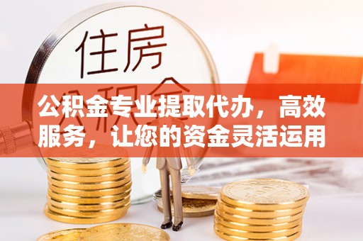 芦淞公积金专业提取代办，高效服务，让您的资金灵活运用