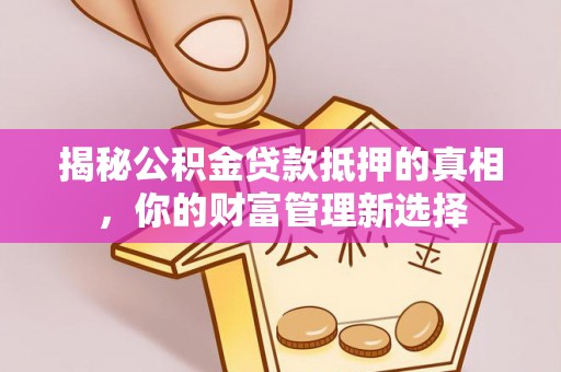 芦淞揭秘公积金贷款抵押的真相，你的财富管理新选择