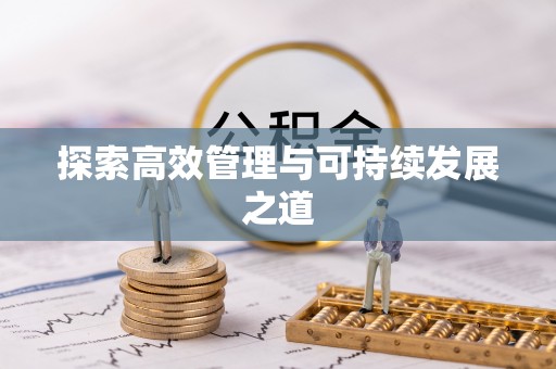 乐业探索高效管理与可持续发展之道