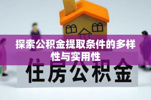 孙吴探索公积金提取条件的多样性与实用性
