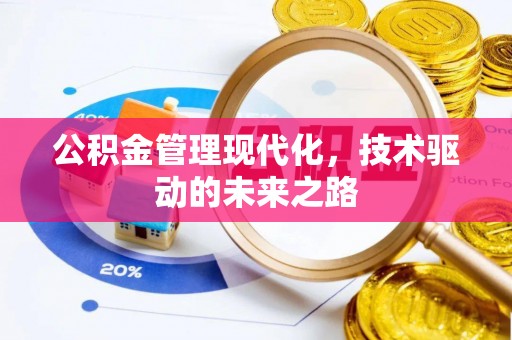 霍林郭勒公积金管理现代化，技术驱动的未来之路